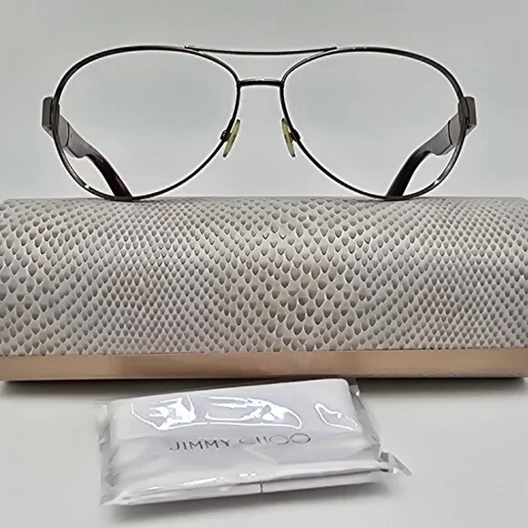 Jimmy Choo Tortoise Aviator Sunglasses Jimmy Choo Aviator Sunglasses 0JC4002B Tortoise shell for  main image 4